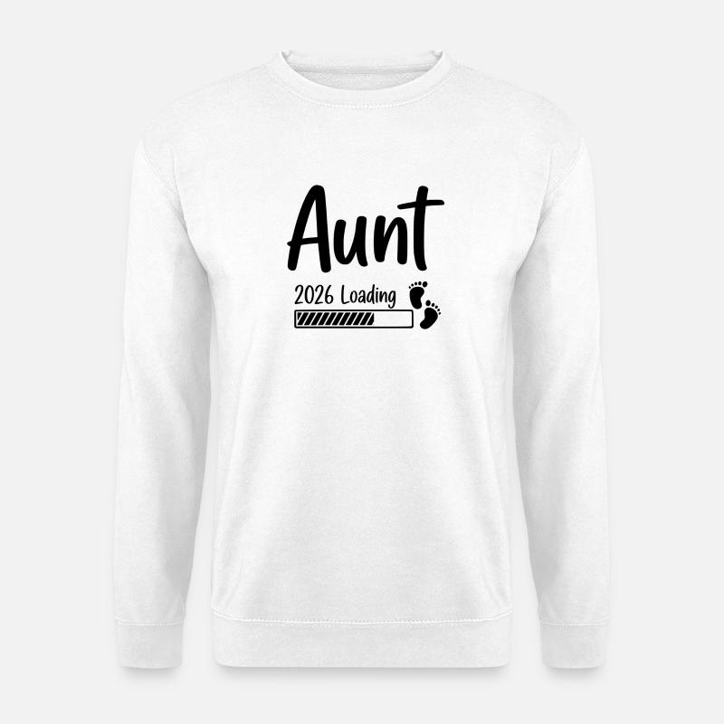 Aunt 2026 Loading - Unisex Sweatshirt - white