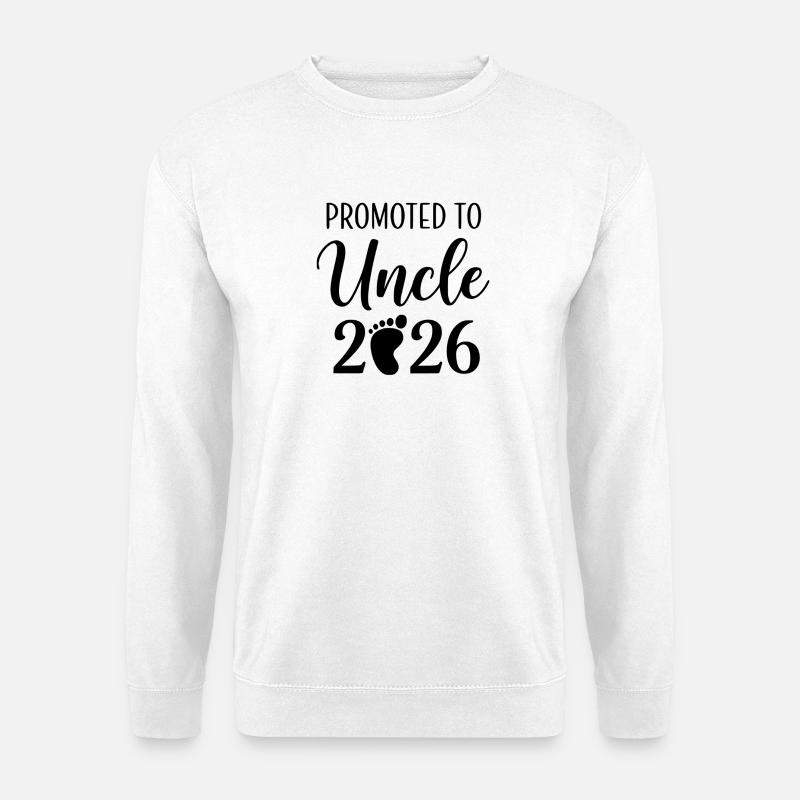 Promoted To Uncle 2026 - Unisex Pullover - Weiß