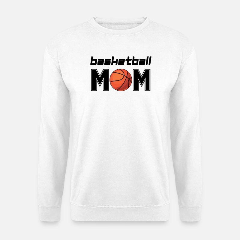 Basketball-Mom - Unisex Pullover - Weiß