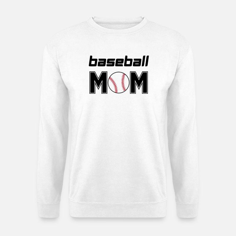 Baseball-Mom - Unisex Pullover - Weiß