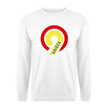 Ariège 09 - Unisex Sweatshirt - white - Front