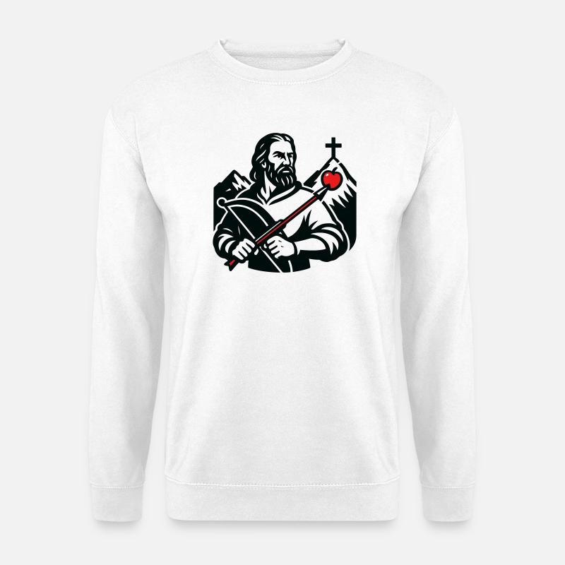 Legendenfigur der Schweiz - Unisex Pullover - Weiß