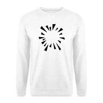 Ballon d’éclatement d’effet de bande dessinée - Sweat-shirt Unisexe - blanc - Devant