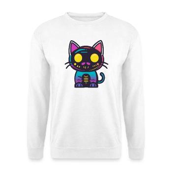Cat Halloween Cat - Unisex Sweatshirt - white - Front