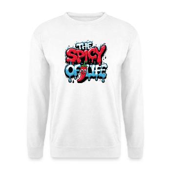 DIE WÜRZE DES LEBENS - Unisex Pullover - Weiß - Vorne