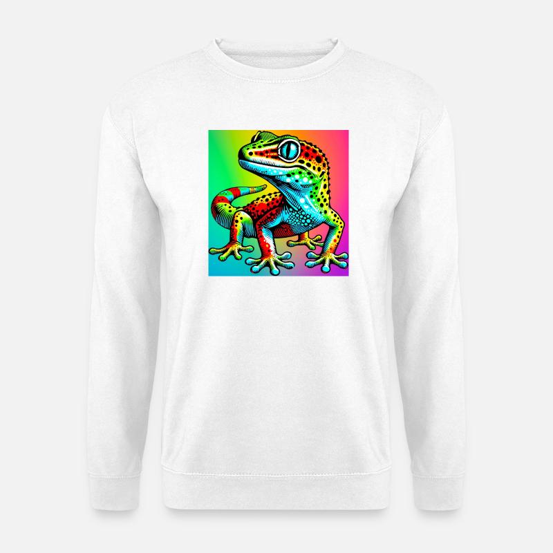 Gecko - Unisex Pullover - Weiß