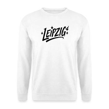 Leipzig Star Lettering - Unisex Sweatshirt - white - Front