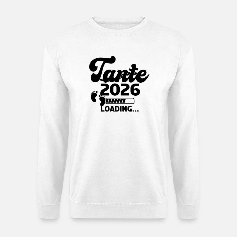 Tante 2026 Loading - Unisex Pullover - Weiß