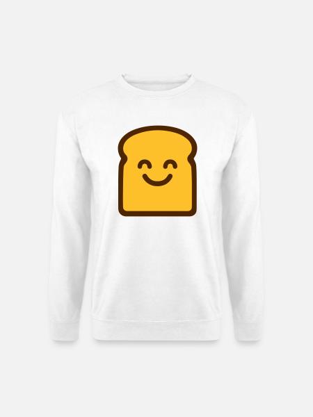 Toast mignon - Sweat-shirt Unisexe - blanc