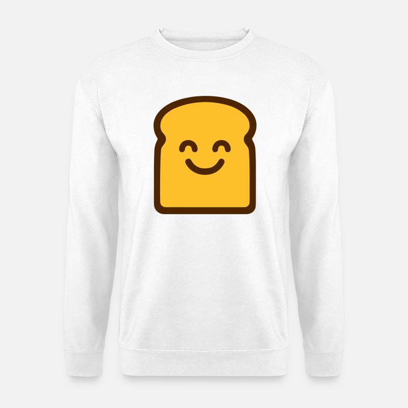 Toast mignon - Sweat-shirt Unisexe - blanc