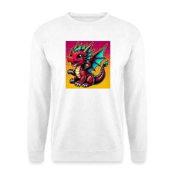 dragon - Unisex Sweatshirt - white - Front