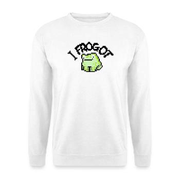 I frogot, grenouille mignonne - Sweat-shirt Unisexe - blanc - Devant