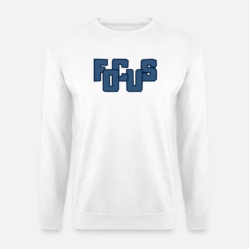 Fools Bold Block-Beschriftung - Unisex Pullover - Weiß