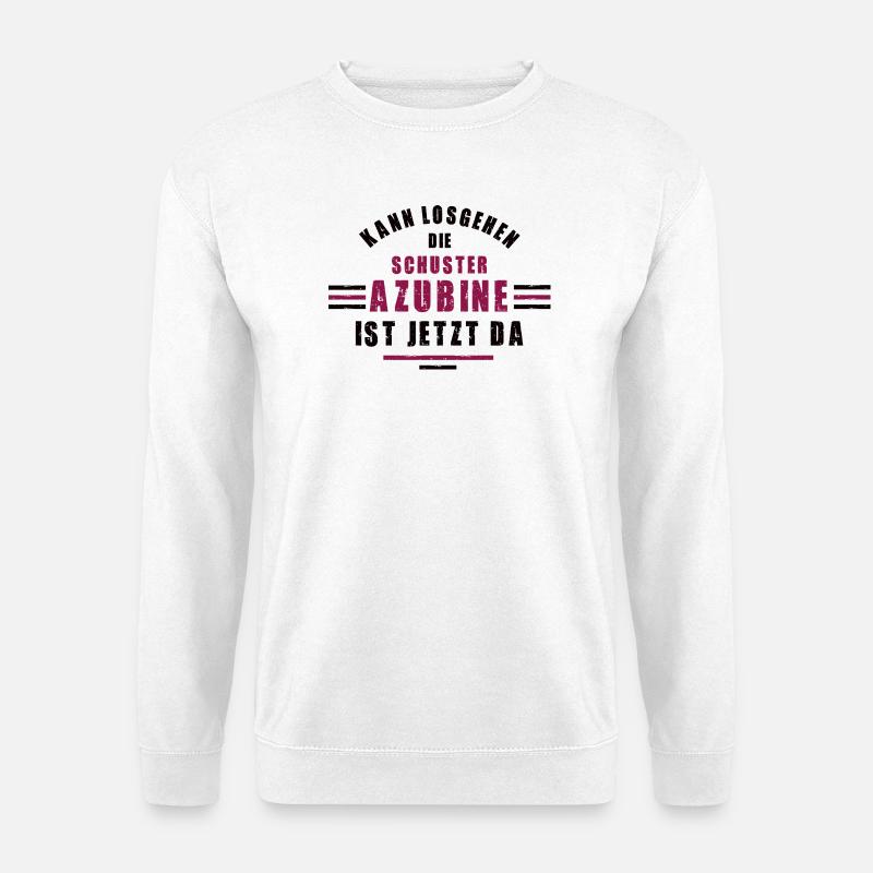 Trainee Shoemaker Apprenticeship Training Shoemaker - Unisex Sweatshirt - white