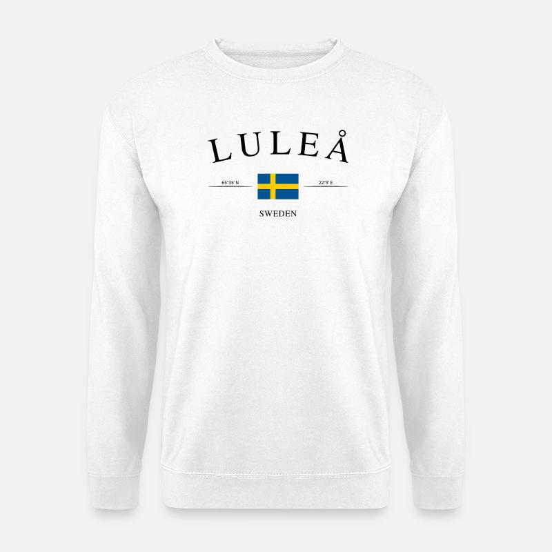 Luleå Schweden – Urlaub Souvenir & Geschenk - Unisex Pullover - Weiß