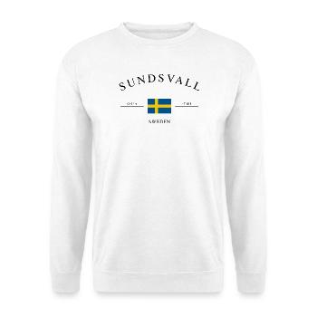 Sundsvall Schweden – Urlaub Souvenir & Geschenk - Unisex Pullover - Weiß - Vorne
