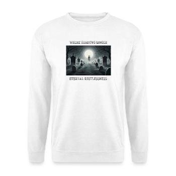 Ewige Schatten im Friedhof - Unisex Pullover - Weiß - Vorne