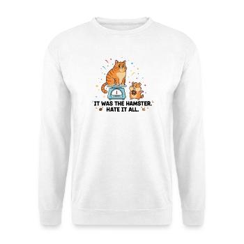 C’était le hamster - Sweat-shirt Unisexe - blanc - Devant