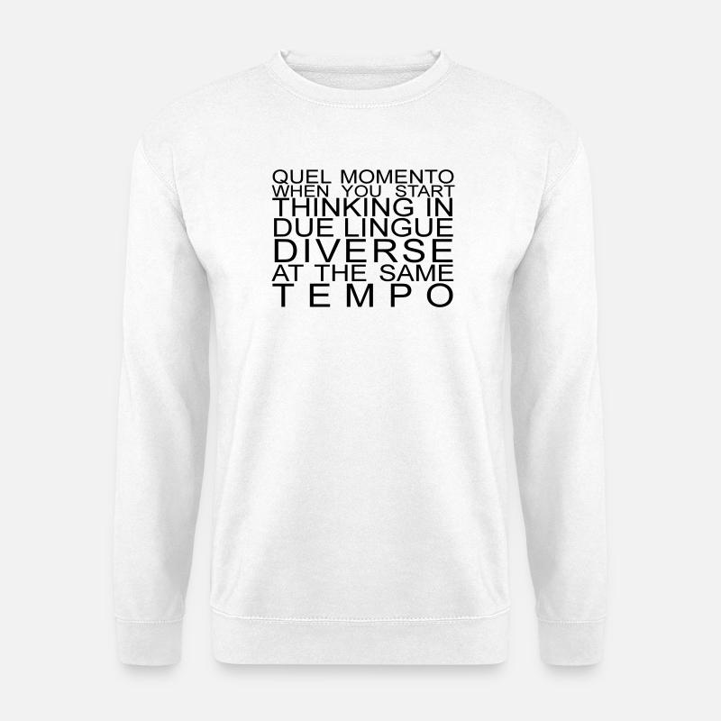 ambiguous sentence - Unisex Sweatshirt - white