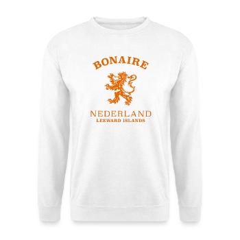 Bonaire Nederland Netherlands - Unisex Sweatshirt - white - Front