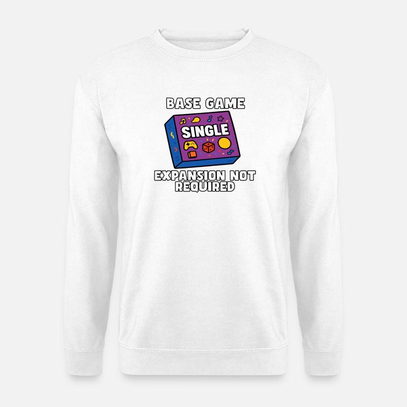 Base Game: Single Edition - Unisex Sweatshirt - white