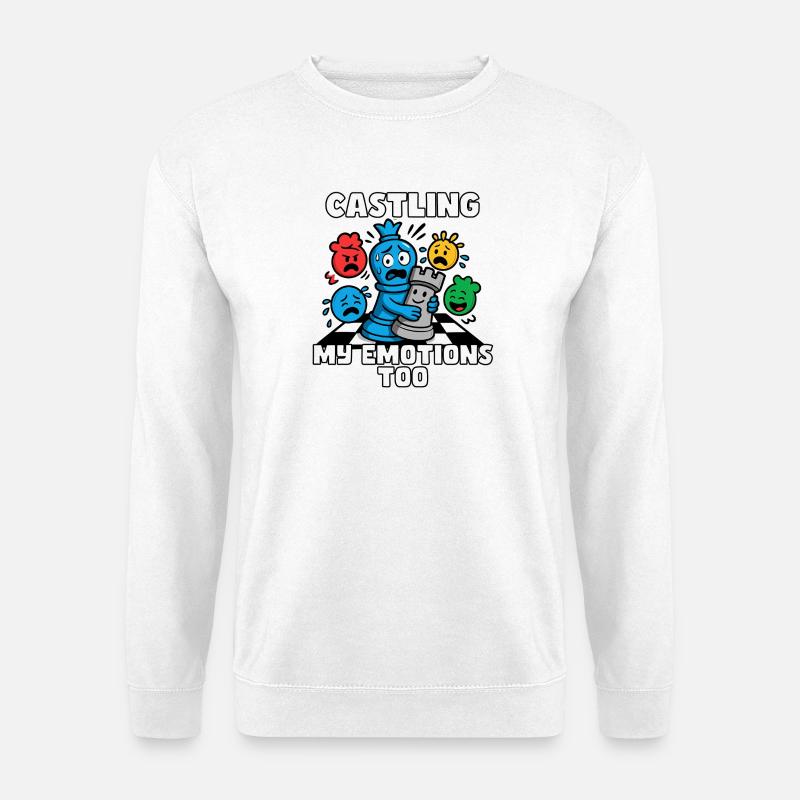 Auch meine Gefühle rochade - Unisex Pullover - Weiß
