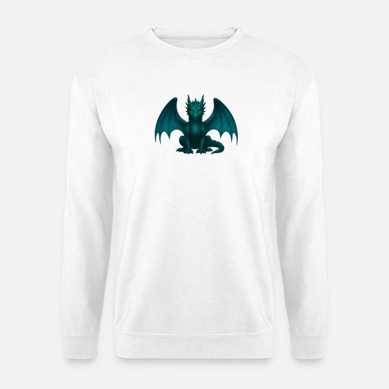 Ether Dragon – Magic & Transformation - Unisex Sweatshirt - white