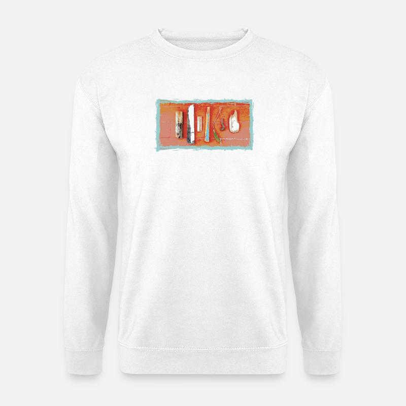 Rustic flotsam range - Unisex Sweatshirt - white