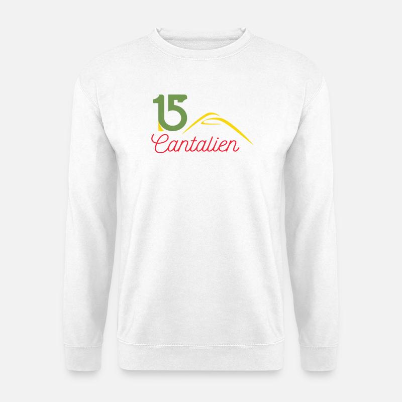 Cantal 15 Logo - Unisex Pullover - Weiß