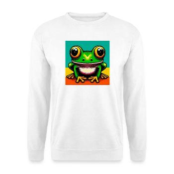 frog - Unisex Sweatshirt - white - Front