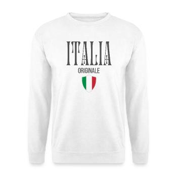Original aus Italien, ich liebe Italien - Unisex Pullover - Weiß - Vorne