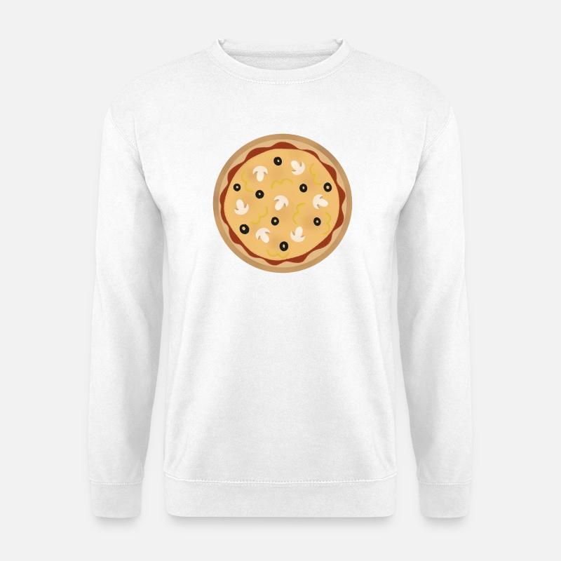 Pizza - Unisex Pullover - Weiß