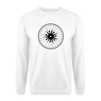 Big bang wheel by Cean - Unisex Sweatshirt - white - Front