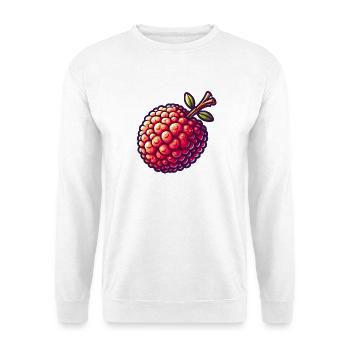 Lychee Pop Art Red - Unisex Sweatshirt - white - Front
