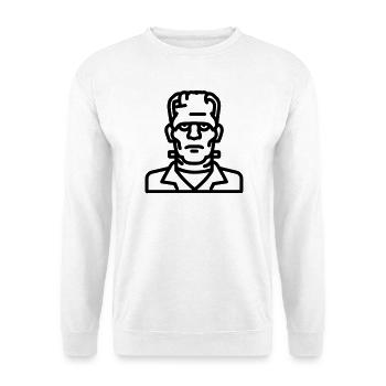 Halloween-Monster - Unisex Pullover - Weiß - Vorne
