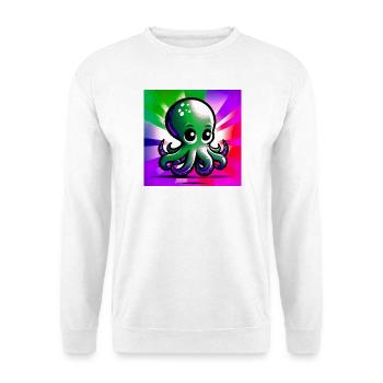 Pieuvre - Sweat-shirt Unisexe - blanc - Devant