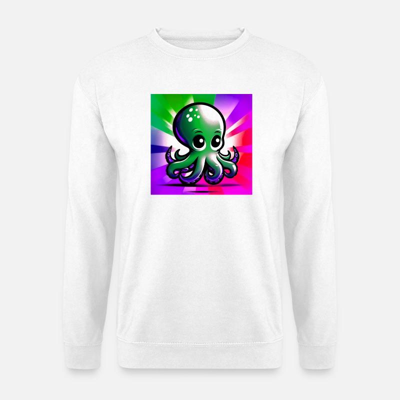 Krake - Unisex Pullover - Weiß