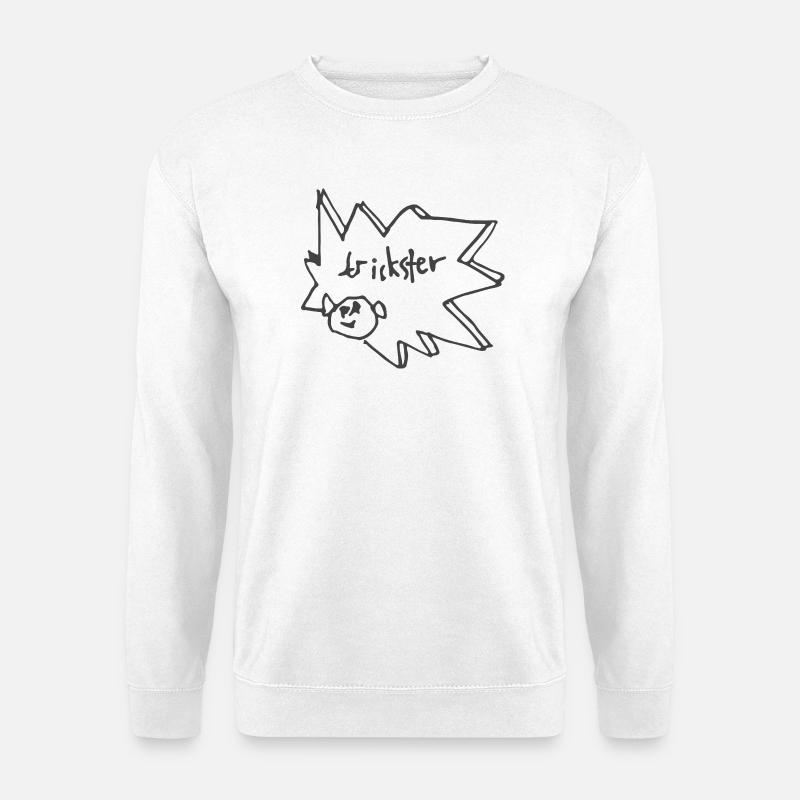 Trickster Burst Illustration - Unisex Pullover - Weiß