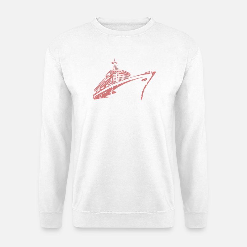 Kreuzfahrtschiff Kreuzfahrt Schiff Luxus - Unisex Pullover - Weiß