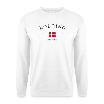 Kolding Danemark – Souvenir et cadeau de vacances - Sweat-shirt Unisexe - blanc - Devant