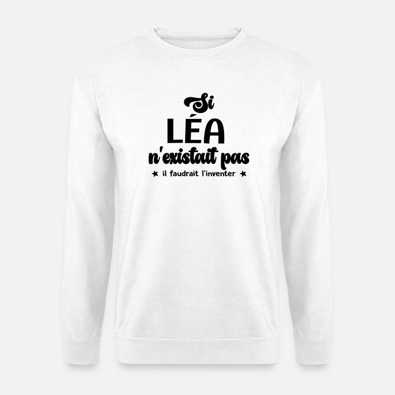 Lea personalisiertes Geschenk lea - Unisex Pullover - Weiß