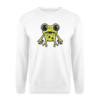Frog Halloween Comic Funny - Unisex Sweatshirt - white - Front