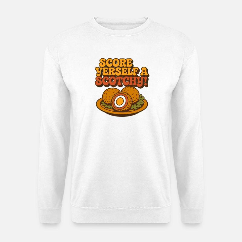 Hol dir einen Scotchy - Unisex Pullover - Weiß