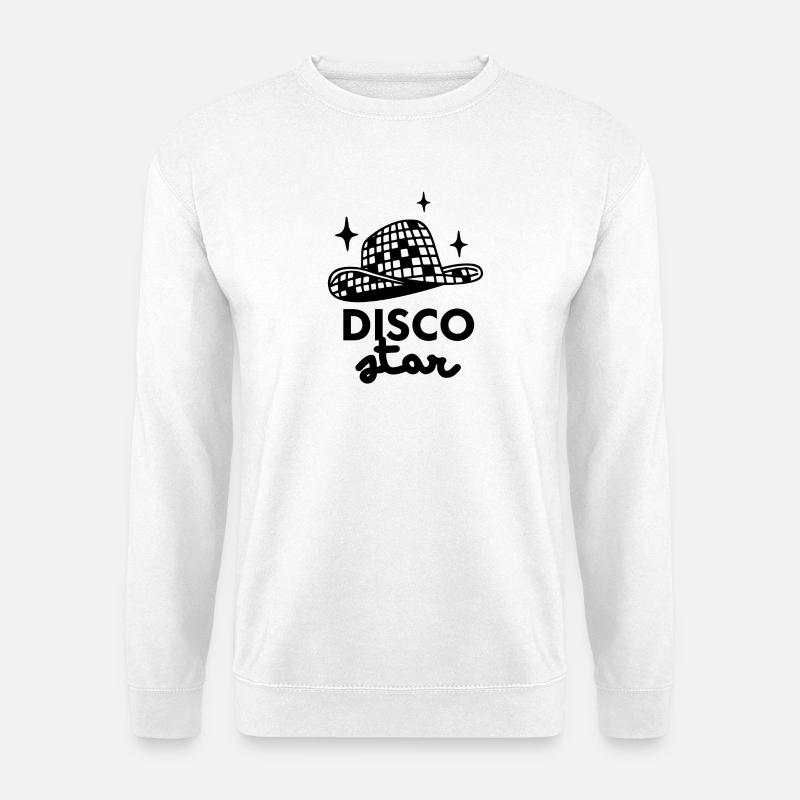 Disco Star Hut Logo - Unisex Pullover - Weiß