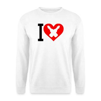 I Love Beer - Unisex Sweatshirt - white - Front