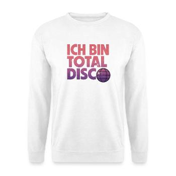 Je suis totalement disco - Sweat-shirt Unisexe - blanc - Devant