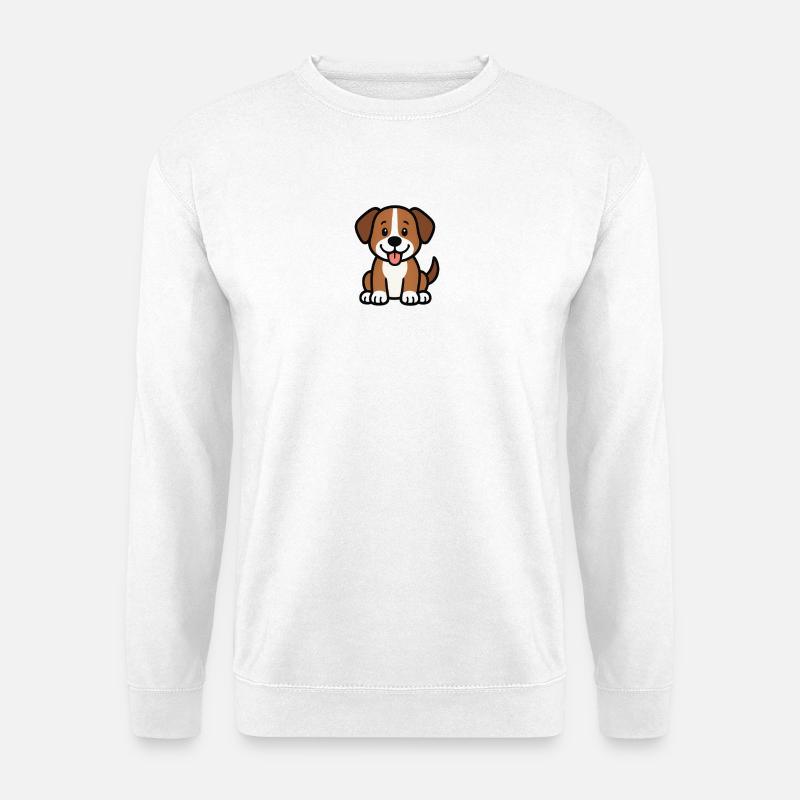 Hund - Unisex Pullover - Weiß