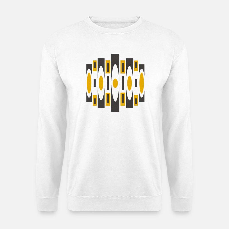 Psychedelic pattern by Cean - Unisex Sweatshirt - white