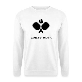pickleball - Unisex Sweatshirt - white - Front