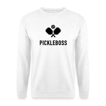 pickleboss - Unisex Sweatshirt - white - Front